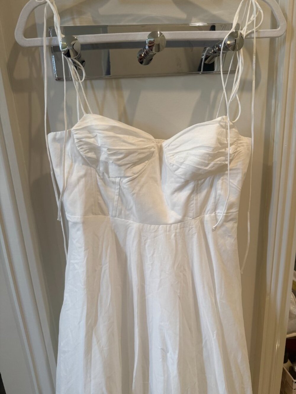 Zara Ruffled Poplin Dress - Picture 4 of 5